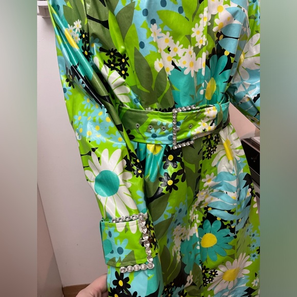 MONCLER LOWEST PRICE NOW Richard Quinn floral cotton-canvas raincoat - Picture 4 of 14